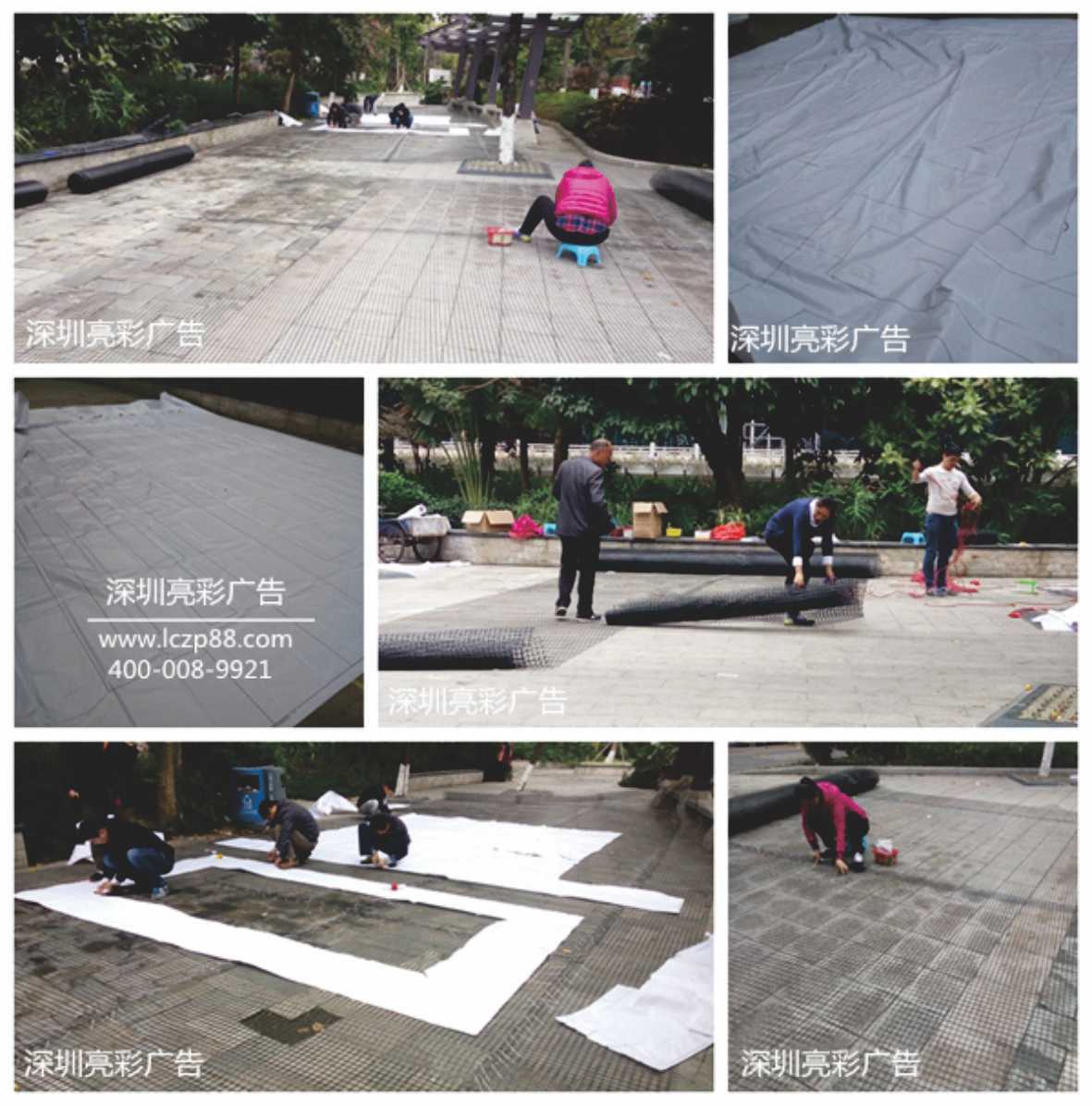 灯饰字安装实拍