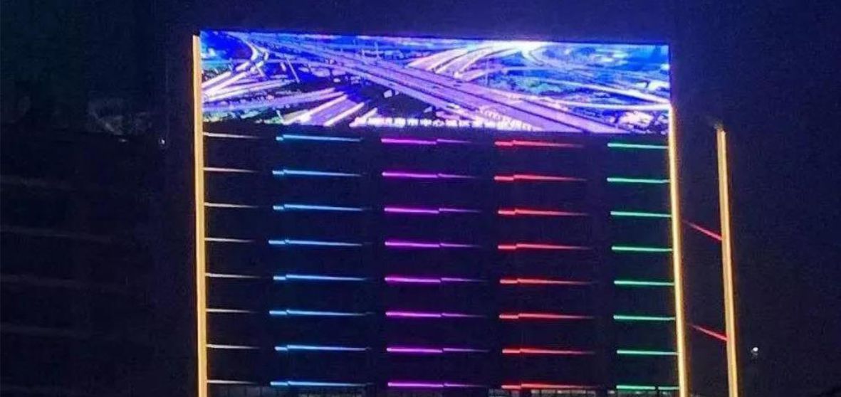 智慧灯光秀竣工拍摄