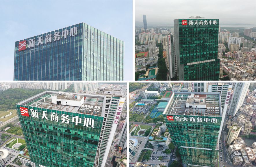 楼体标识发光字竣工实拍