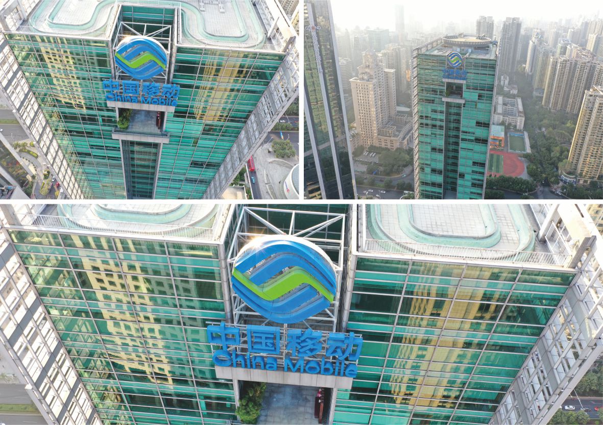 楼体标识发光字竣工实拍图片