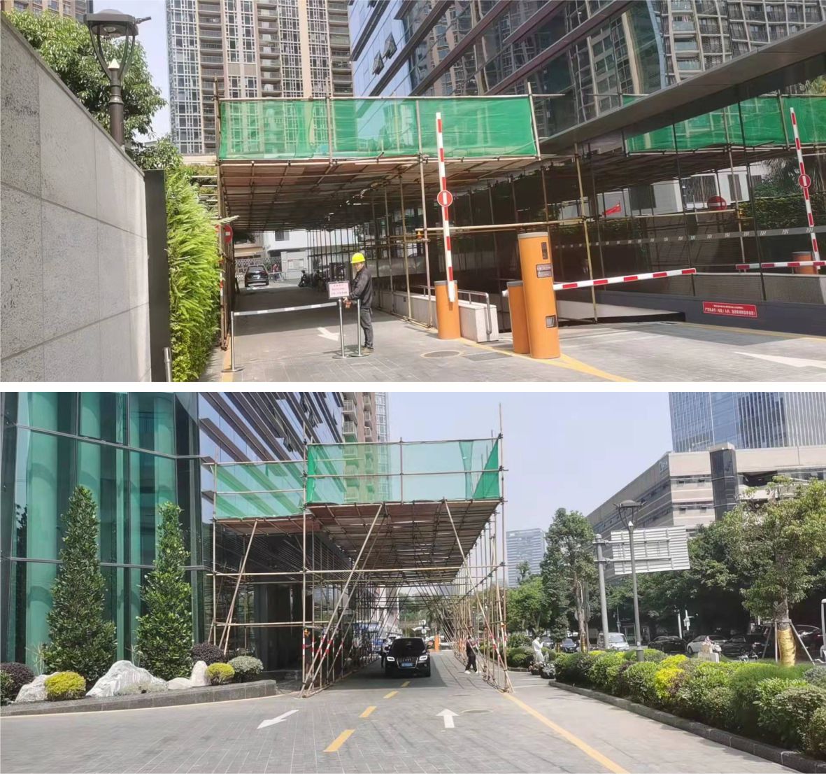 楼体标识发光字安装之安全防护