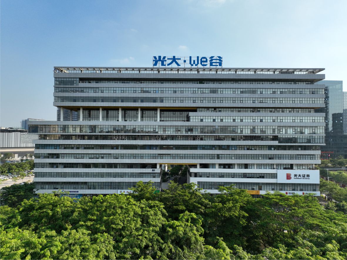 楼体标识发光字竣工图片