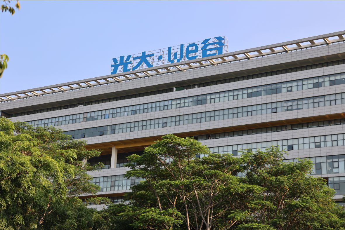 楼体标识发光字竣工图片
